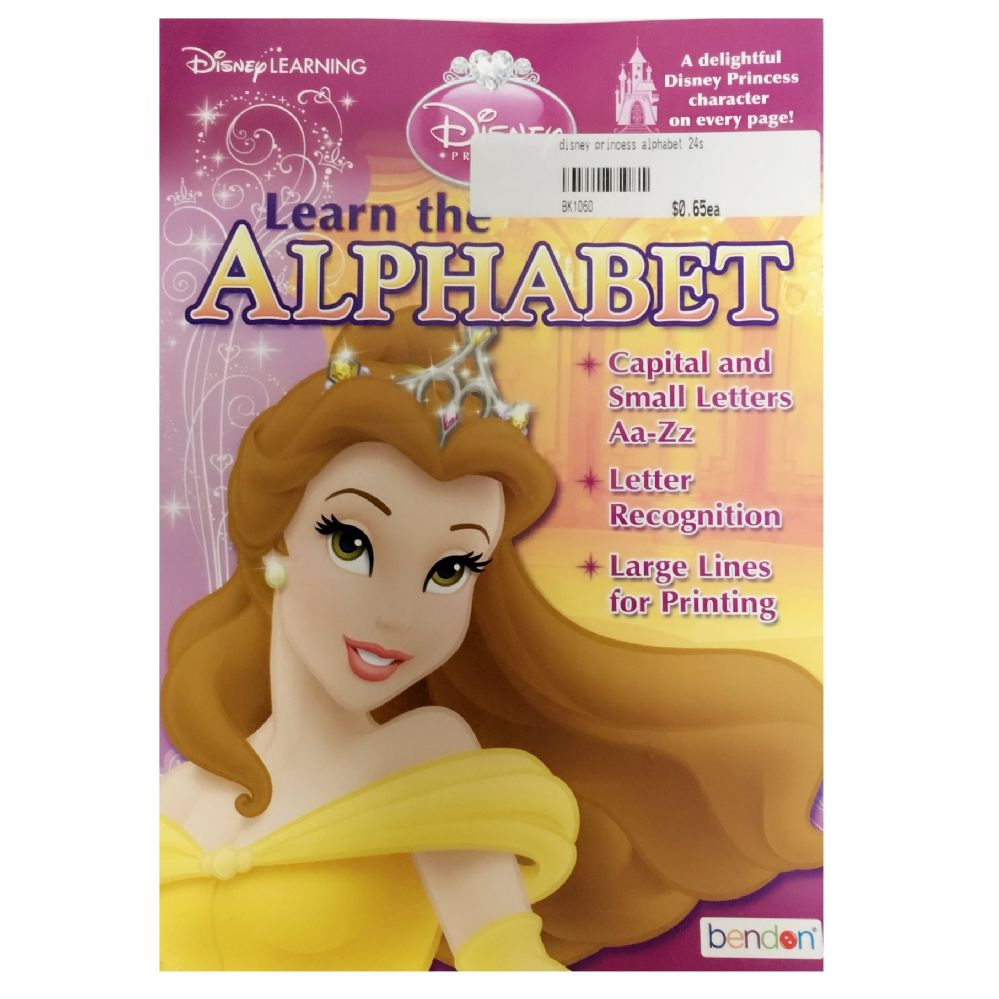 Wholesale Footwear Disney Princess Alphabet