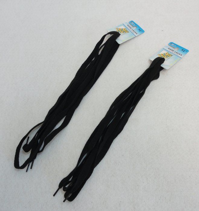 Wholesale Footwear 54" Flat Shoe Laces [black]