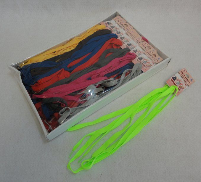 Wholesale Footwear 54" Flat Shoe Laces [colored]