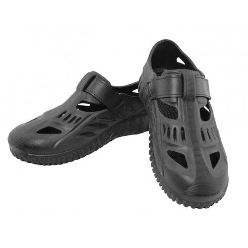 Wholesale Footwear Men's Eva  Touch Closure Sport Sandals Black Only