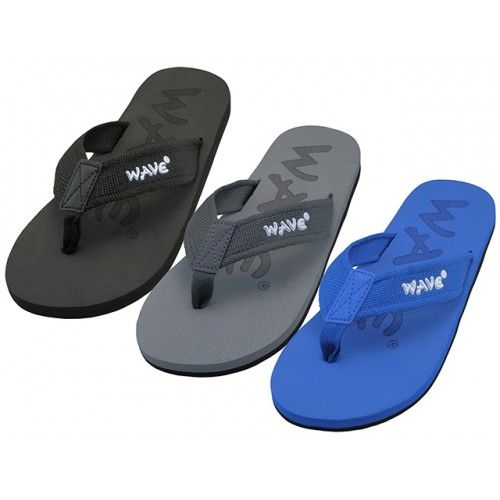 Wholesale Footwear Mens Wave Soft Fiber Upper Thong Sandals