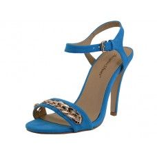Wholesale Footwear Women's "angeles Shoes" HI-Heel Sandals Teal Only