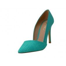Wholesale Footwear Women's Mixx Shuz High Heel Pump Bride Shoe Green Color