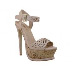 Wholesale Footwear Women's Angeles Shoes HI-Heel Sandals Nude Color