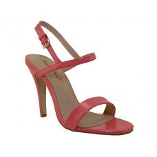 Wholesale Footwear Women's Angeles Shoes High Heel Sandal With Ankle Strip Pink Color