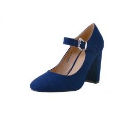 Wholesale Footwear Women's "mixx Shuz Hgh Heel Mary Janes Shoe Navy Color