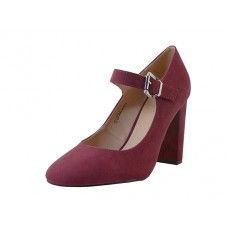 Wholesale Footwear Women's "mixx Shuz Hgh Heel Mary Janes Shoe Wine Color
