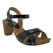 Wholesale Footwear Women's "angeles Shoes" High Heel Sandal Black Color