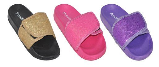 Wholesale Footwear Assorted Ladies Velcro Slides