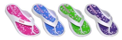 Wholesale Footwear Girls Assorted Color Flip Flop