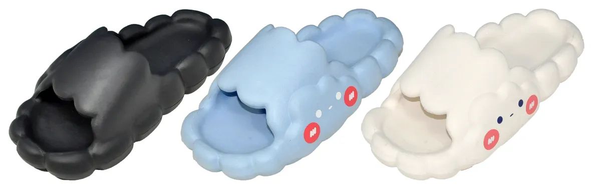 Wholesale Footwear Ladies Happy Cloud Slippers