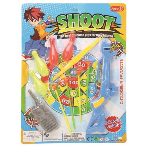 Wholesale Footwear Dart Gun And Target Set