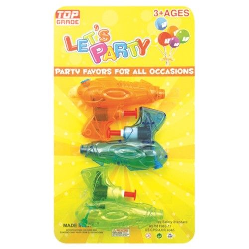 Wholesale Footwear Party Favor Three Piece Water Guns