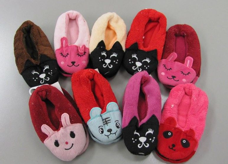 Wholesale Footwear Girls Animal Slippers