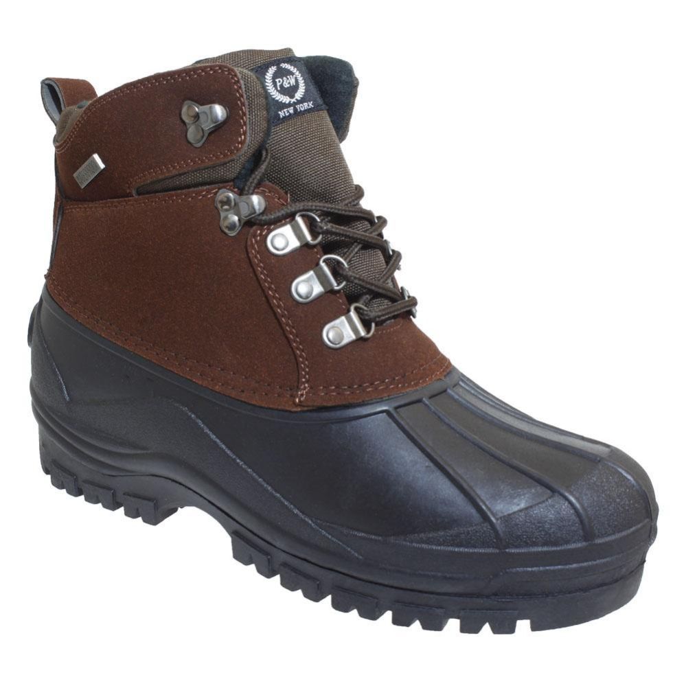 Wholesale Footwear Mens Warm Waterproof Winter Snow Boot In Brown