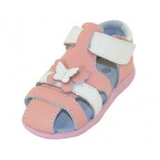 Wholesale Footwear Toddlers 3d Leather Upper Close Toe Sandals
