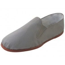 Wholesale Footwear Men's Slip On Twin Gore Cotton Upper With Rubber Out Sole Kung Fu / Tai Chi Shoes
