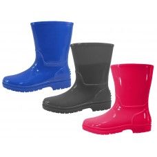 Wholesale Footwear Children's Water Proof Plain Rubber Rain Boots