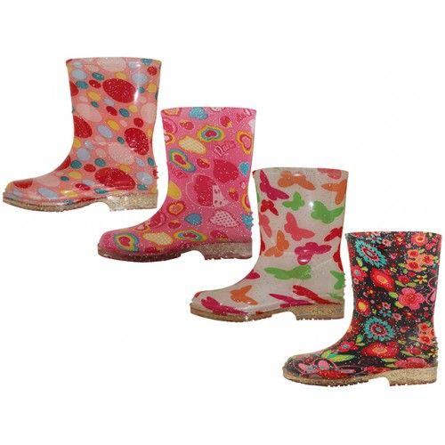 Wholesale Footwear Children's Water Proof Soft Rubber Rain Boots