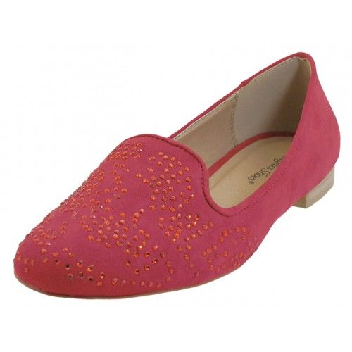 Wholesale Footwear Women's Angeles Shoes Ballet Flat Shoe Red Color