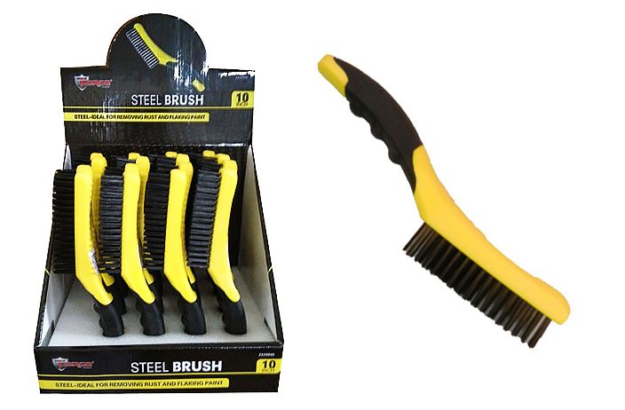 Wholesale Footwear Long Handle Steel Shoe Brush