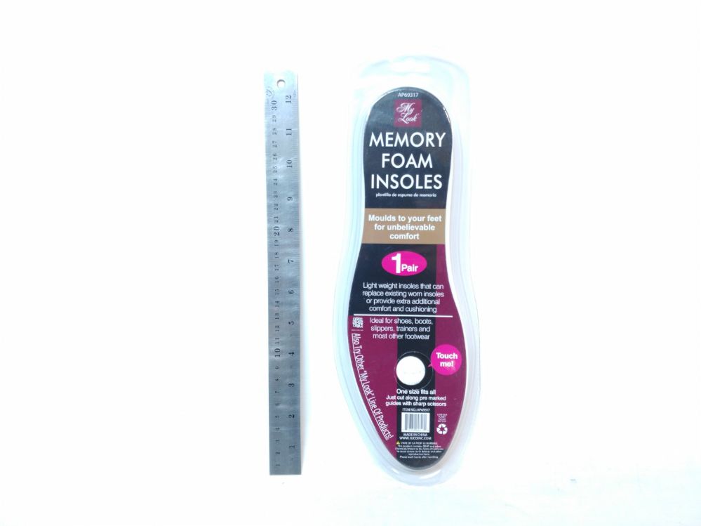 Wholesale Footwear Memory Foam Insoles