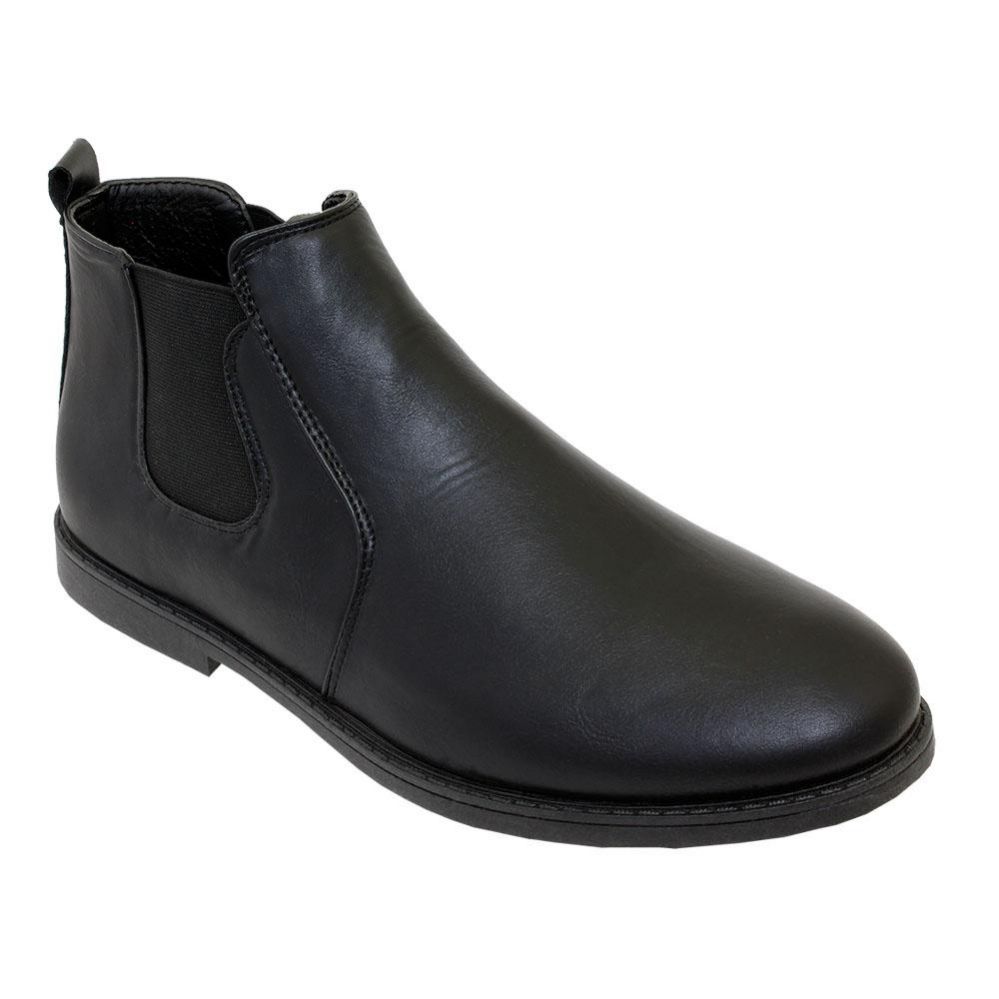 Wholesale Footwear Mens Casual Chukka Ankle Boots In Black