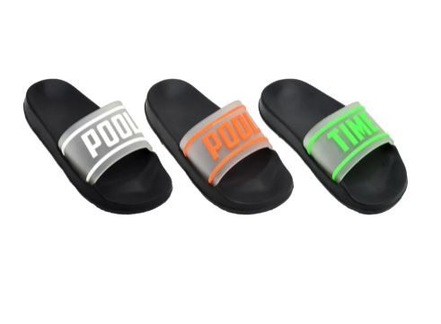 Wholesale Footwear Children's Printed Slip On Slipper Assorted Colors