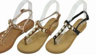 Wholesale Footwear Womens Summer Bohemian Flat Sandal