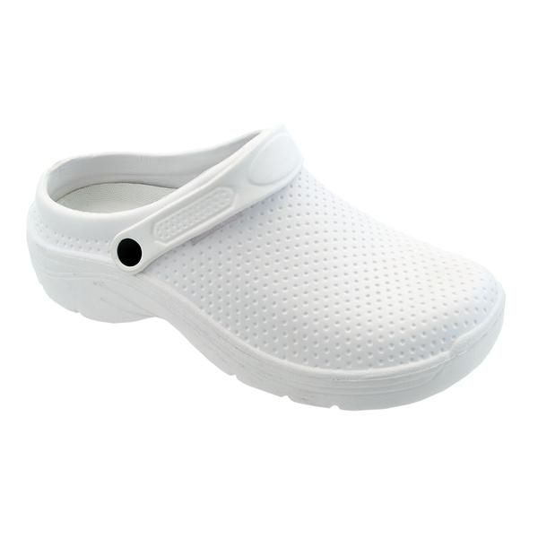 Wholesale Footwear Ultralite Women's Clogs With Strap In White