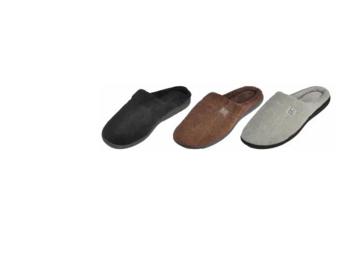 Wholesale Footwear Men's Winter Slip One Plush Slippers