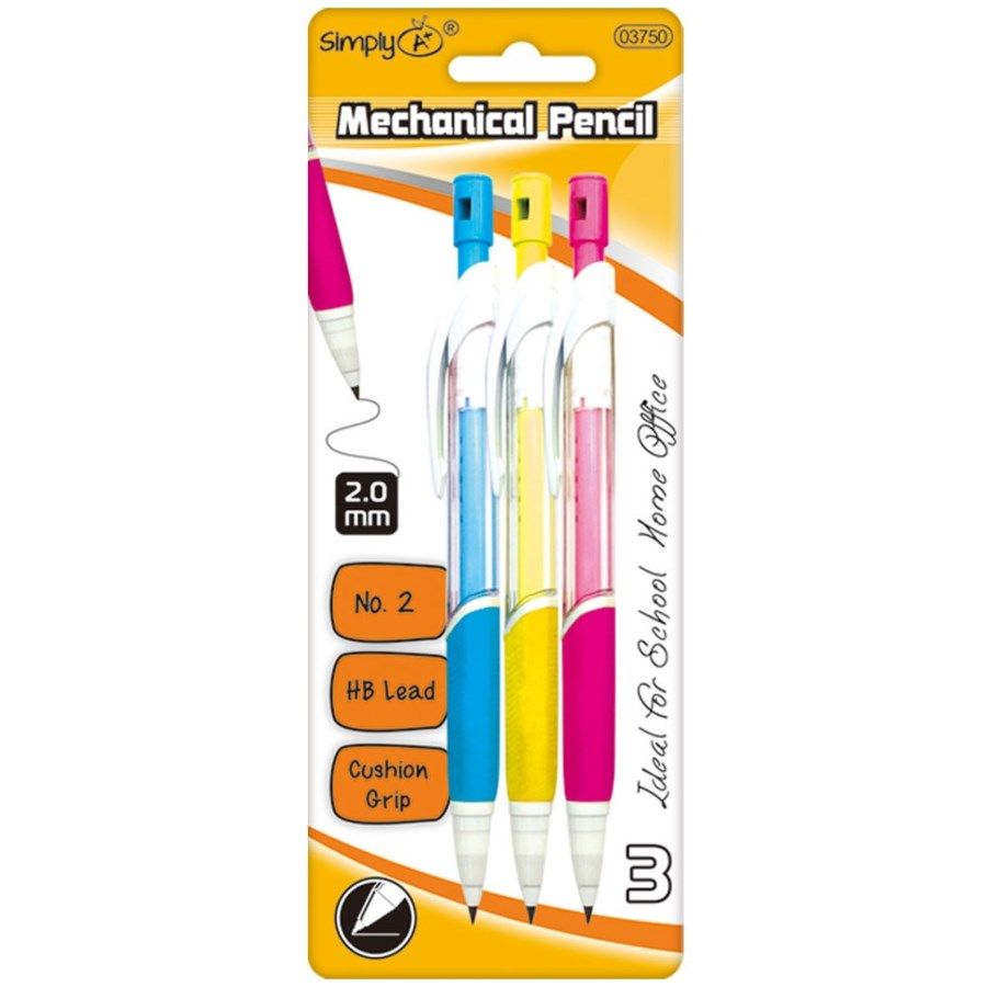 Wholesale Footwear 3 Count 2mm Mechanical Pencil