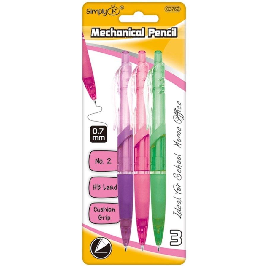 Wholesale Footwear 3 Count 7mm Mechanical Pencil