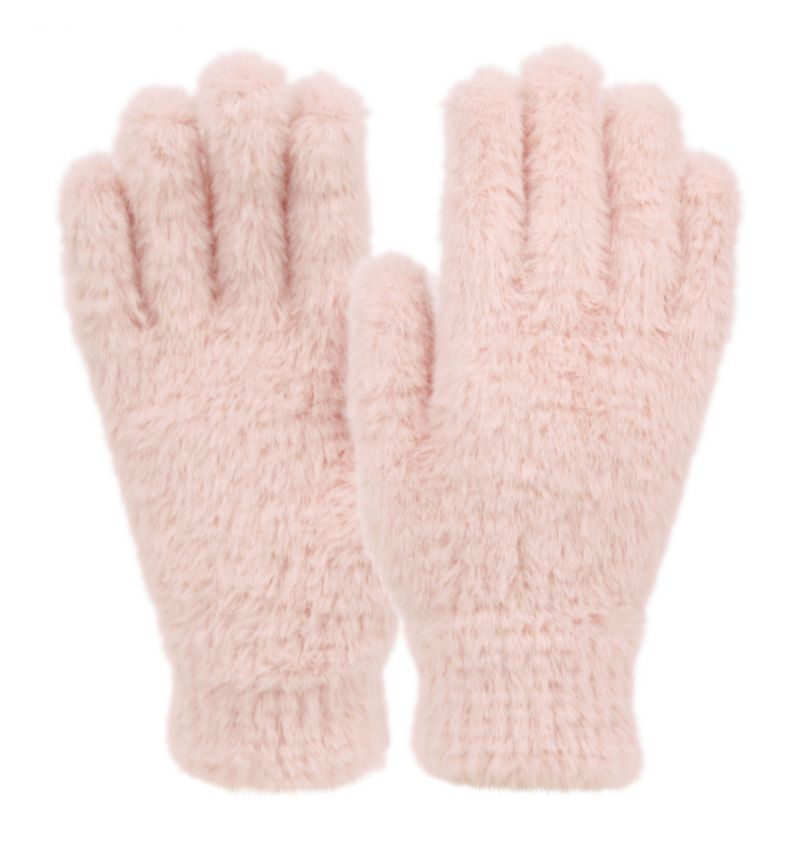 Wholesale Footwear Ladies Soft Fur Winter Glove In Assorted Color