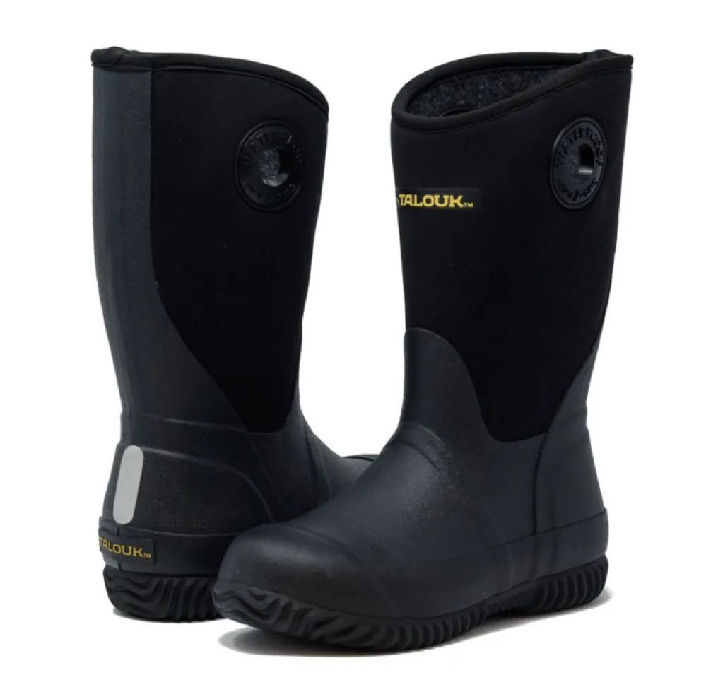 Wholesale Footwear Kids Premium High Performance Insulated Rain Boot In Black