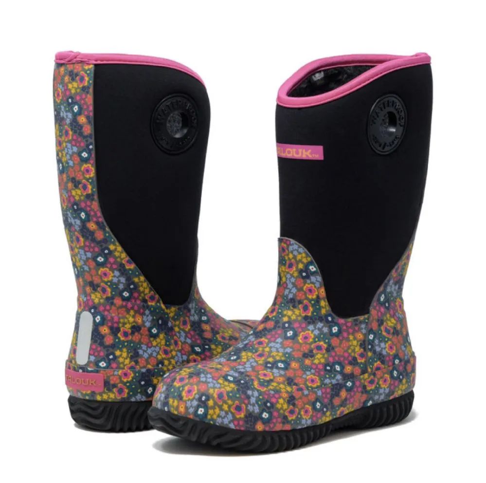 Wholesale Footwear Kids Premium High Performance Insulated Rain Boot In Paisley
