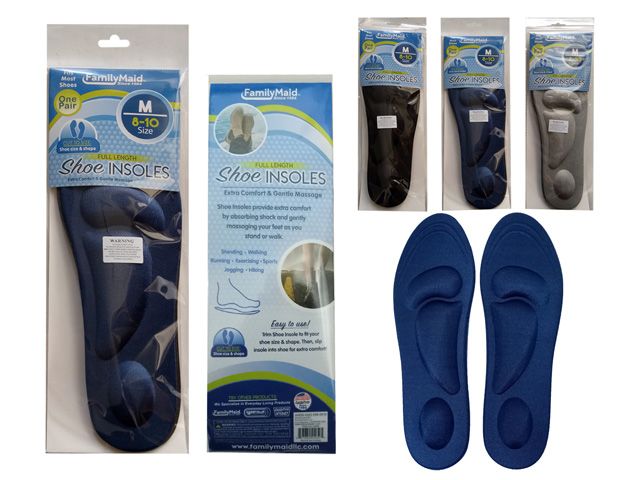 Wholesale Footwear 1 Pair Cushioned Shoe Insoles