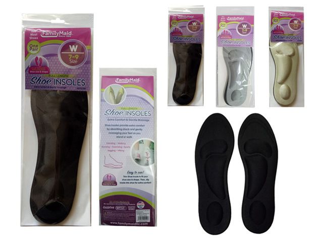 Wholesale Footwear Women's Cushioned Shoe Insoles