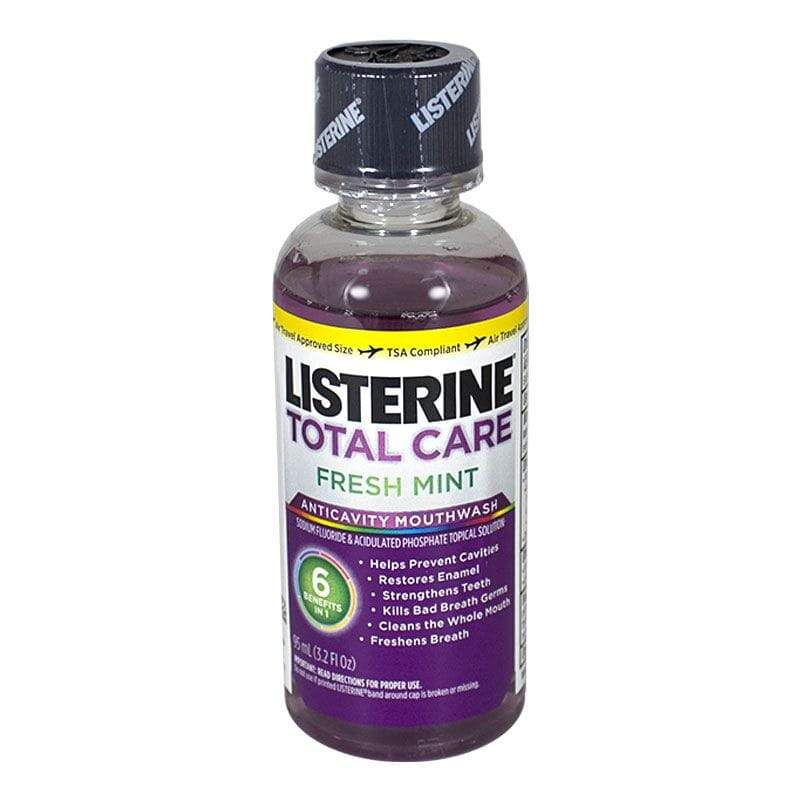 Wholesale Footwear Travel Size Listerine Total Care Mouthwash - 3.2 Oz.