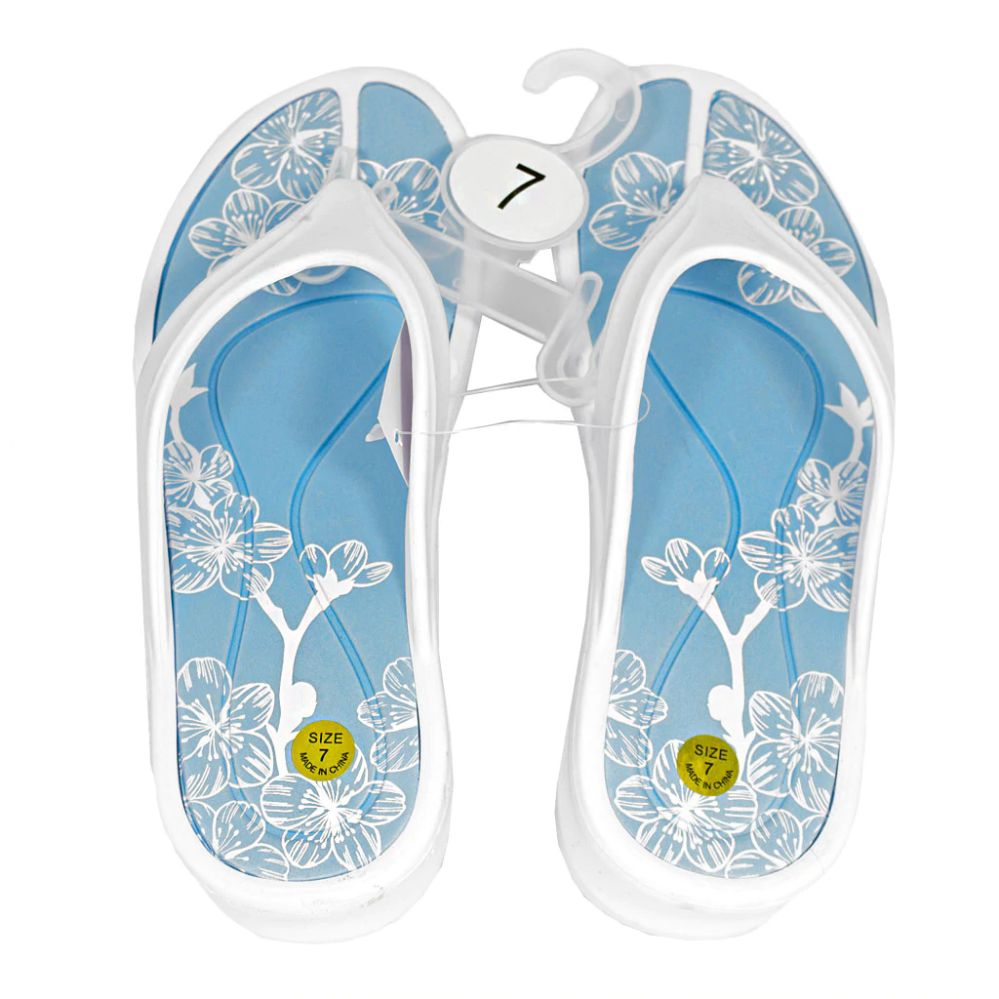 Wholesale Footwear Ladies' Heavy Duty V Strap Flip Flops - Assorted Sizes & Colors
