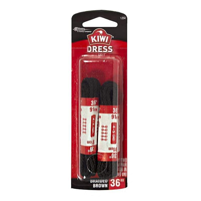 Wholesale Footwear Brown Braided Shoe Laces - 2 Pair - 36 In.