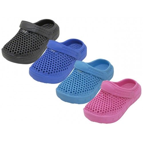 Wholesale Footwear Youth's Soft Hollow Upper Sport Clogs