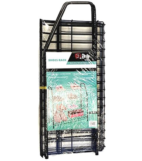 Wholesale Footwear 4 Level Shoe Rack In Black