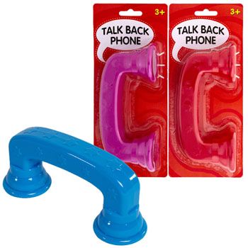 Wholesale Footwear Talk Back Toy Phone Blister 3ast Colors