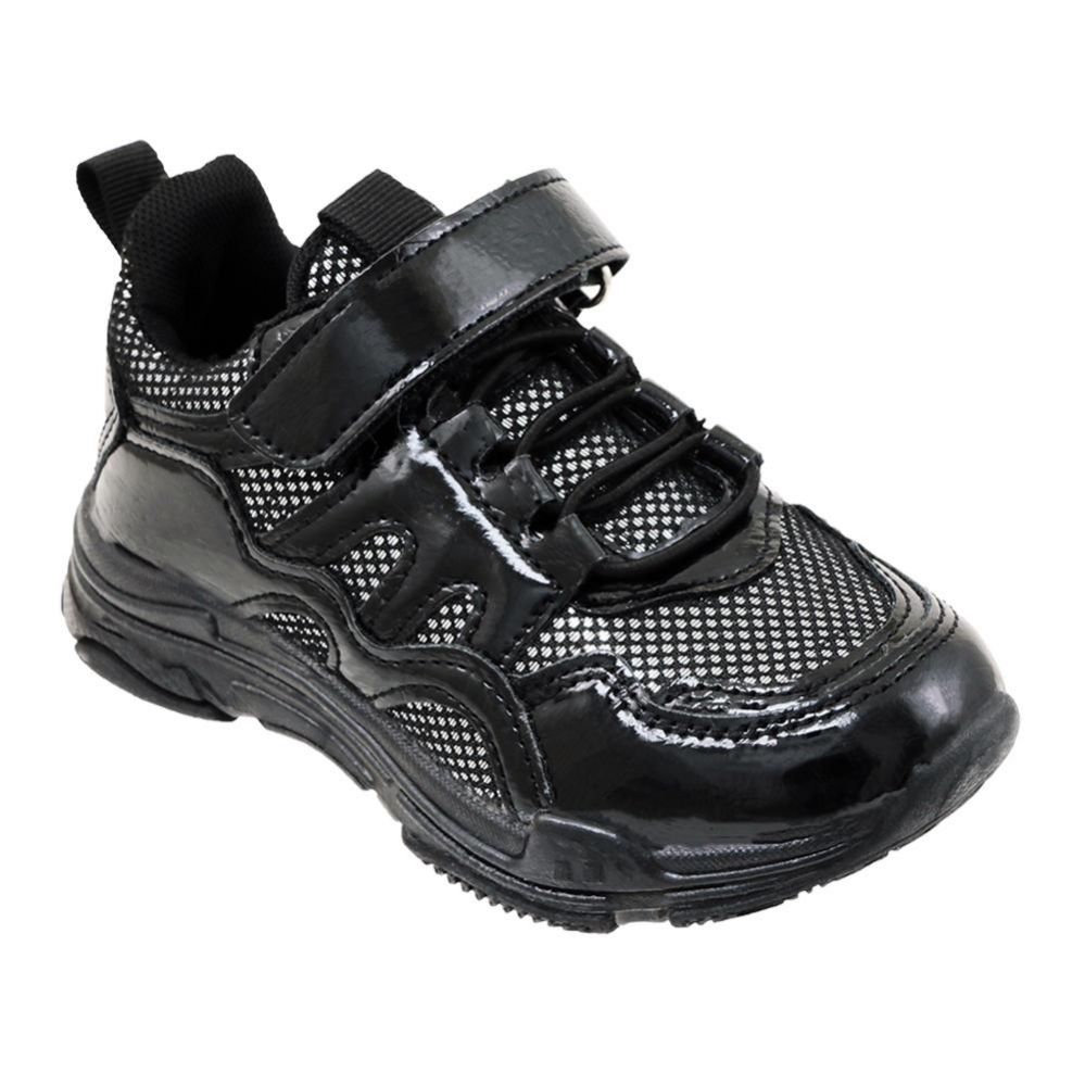 Wholesale Footwear Girls Sneakers Casual Sports Shoes In Black