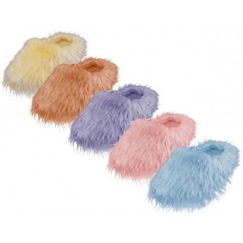 Wholesale Footwear Women's Hairy Plush Upper Close Toe Comfy House Slippers