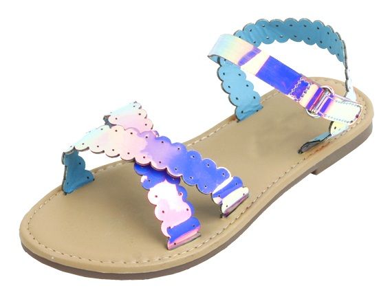 Wholesale Footwear Girl's Fashion Sandals In Purple