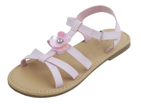 Wholesale Footwear Girl"s Fashion Sandals In Pink