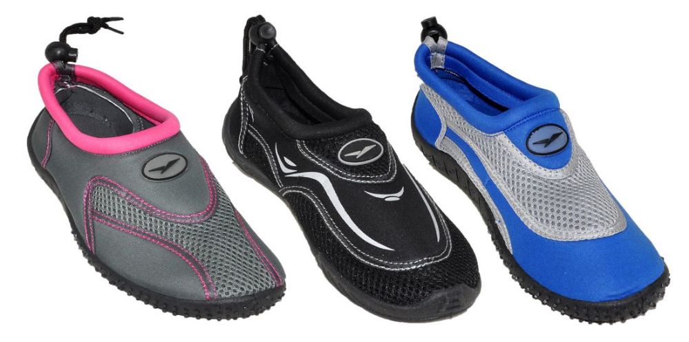Wholesale Footwear Women's Aqua Shoes W/ Drawstring & Toggle - Assorted Color - Sizes 5-10