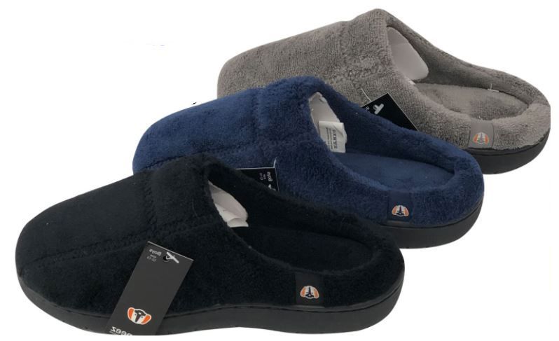 Wholesale Footwear Boy's Suede Clog Slippers W/ Soft Footbed